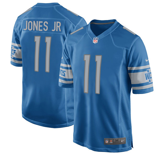 Nike Lions #11 Marvin Jones Jr Light Blue Team Color Youth Stitched NFL Elite Jersey